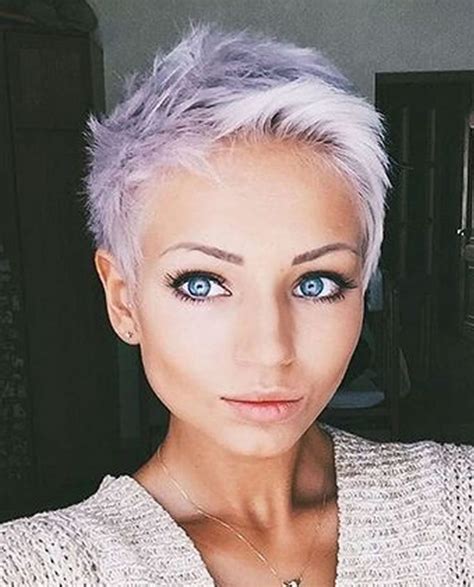 ash grey short hairstyles|short gray haircut for women.